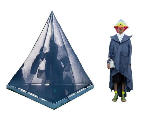 时尚与医学的融合 森永邦彦的抗病毒纺织品帐篷衣